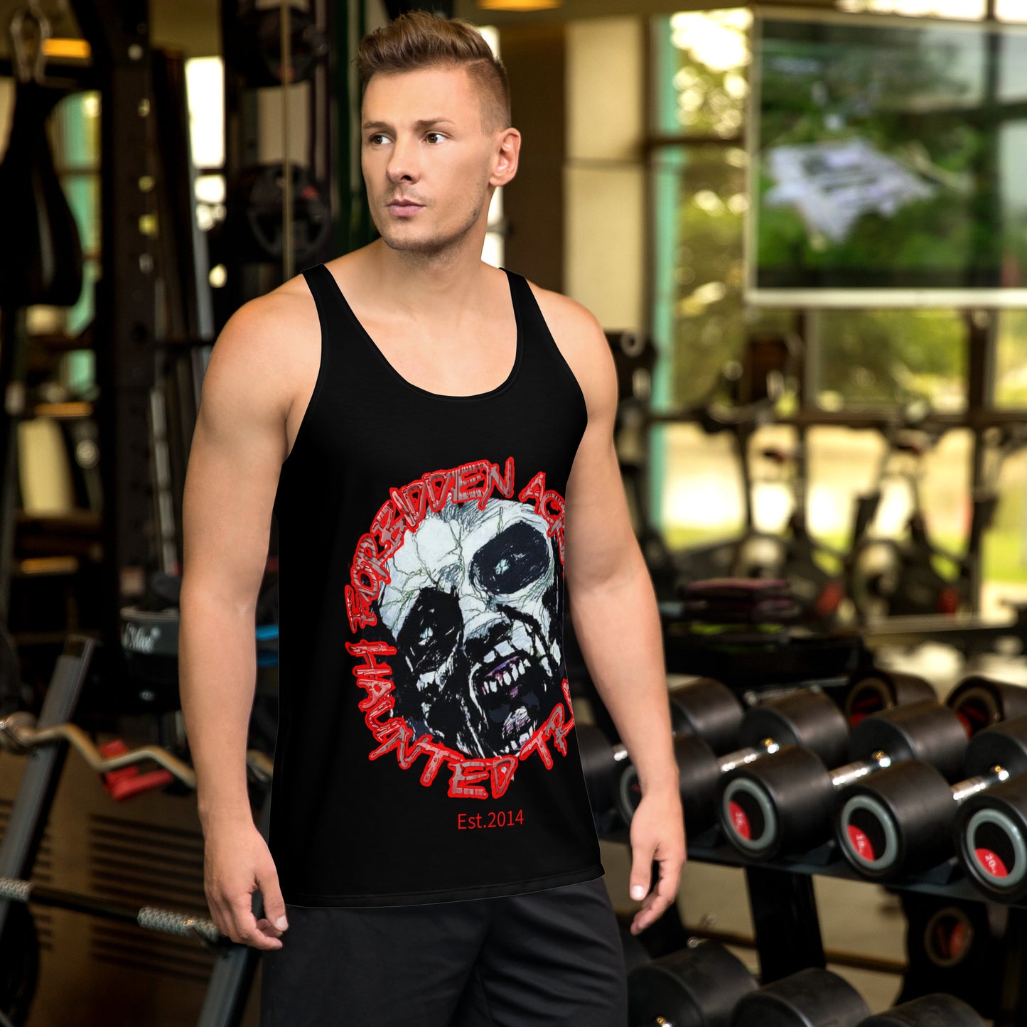 Unisex Tank Top Forbidden Acres Logo