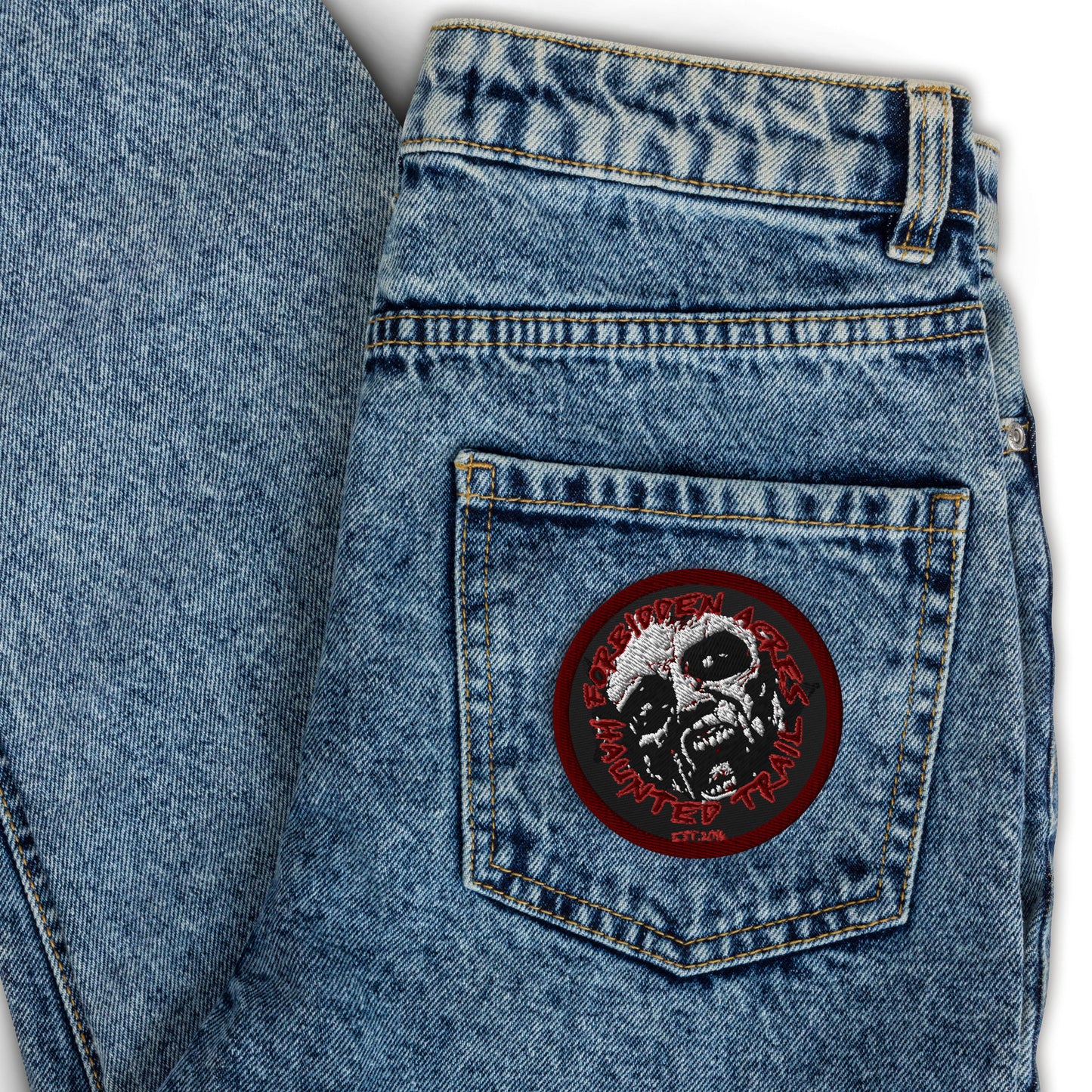 Embroidered patches Forbidden Acres Logo