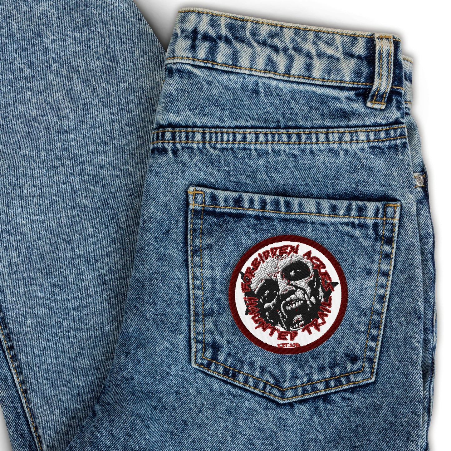 Embroidered patches Forbidden Acres Logo