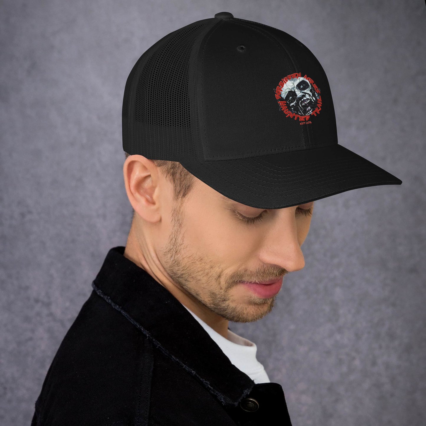 Trucker Cap with Forbidden Acres LOGO