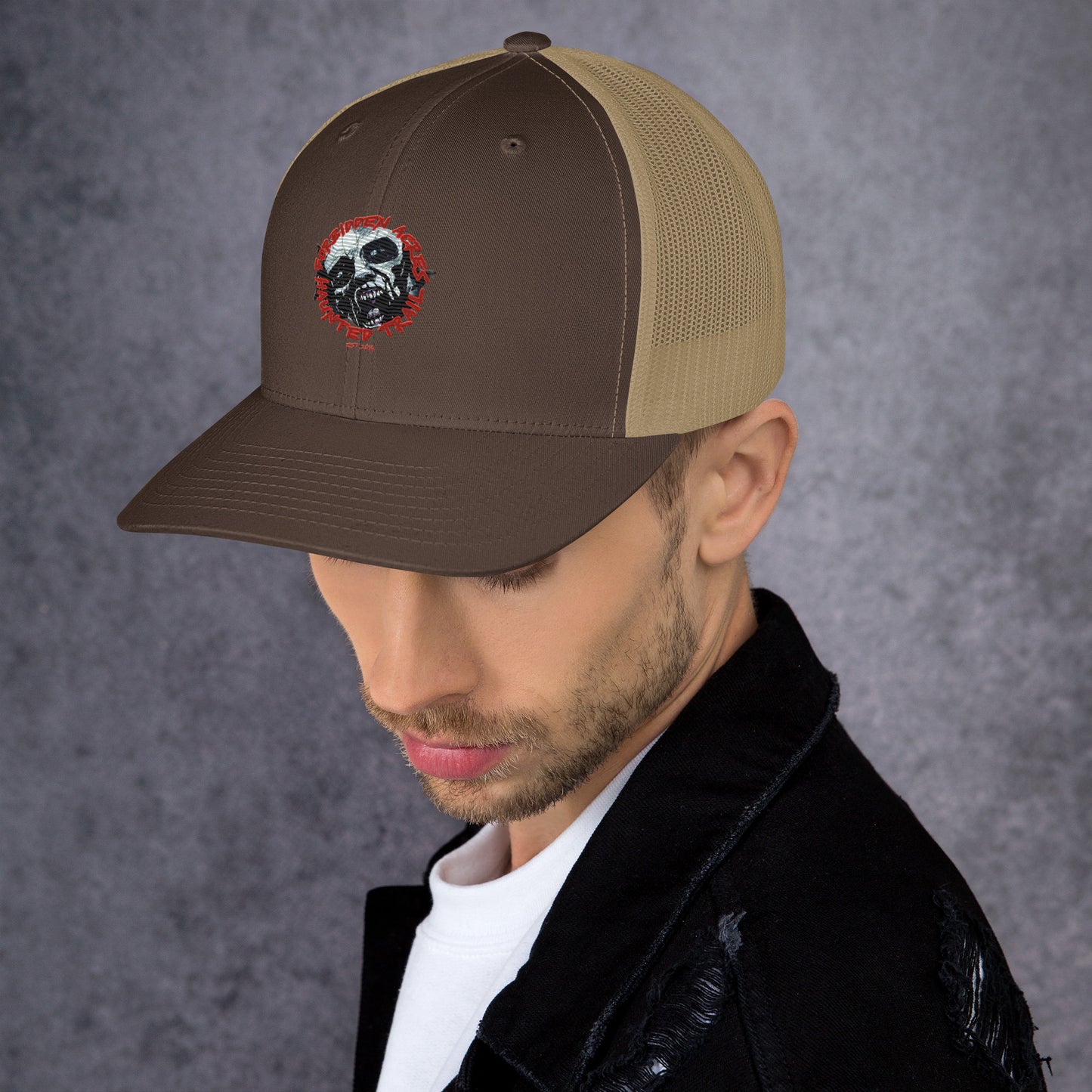 Trucker Cap with Forbidden Acres LOGO