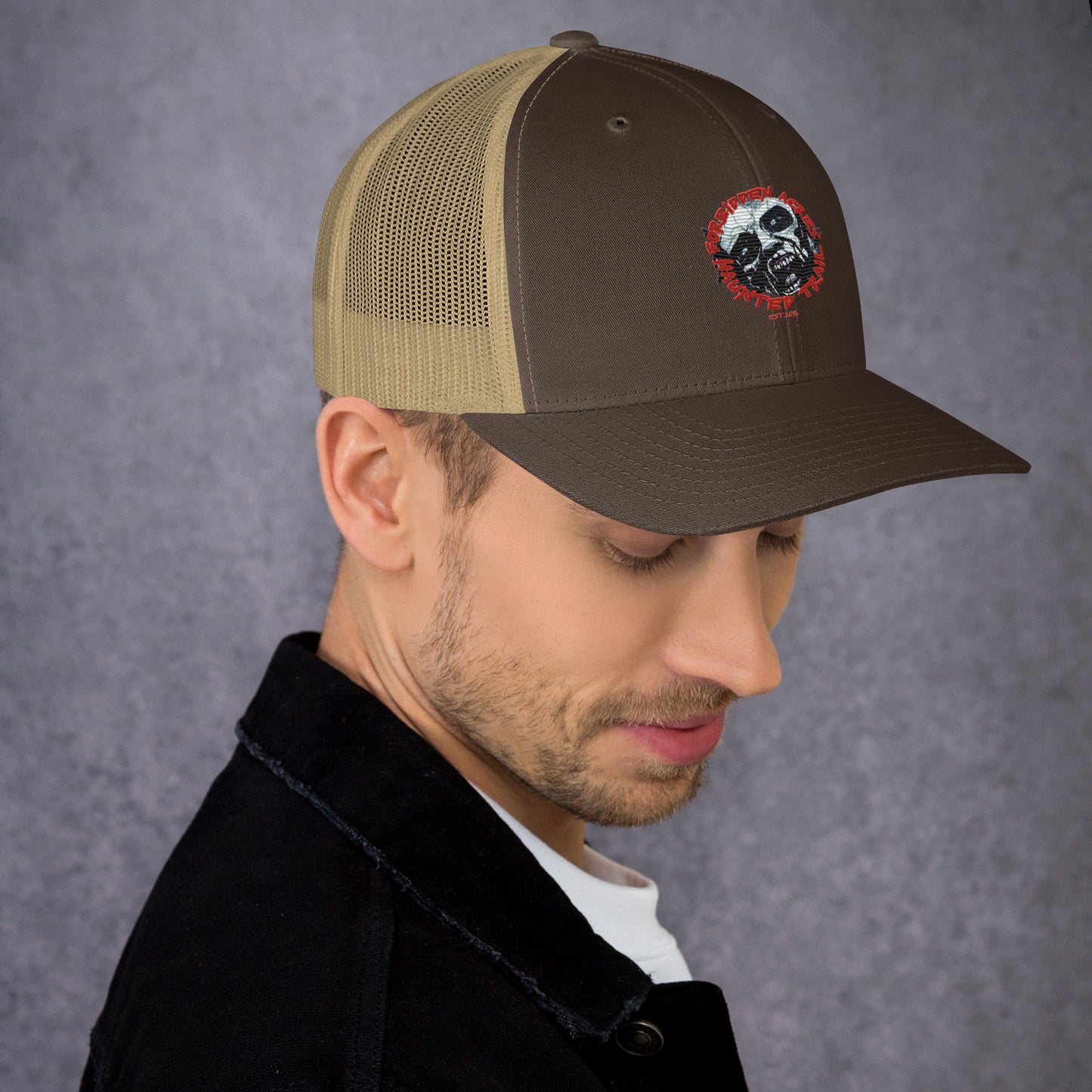 Trucker Cap with Forbidden Acres LOGO