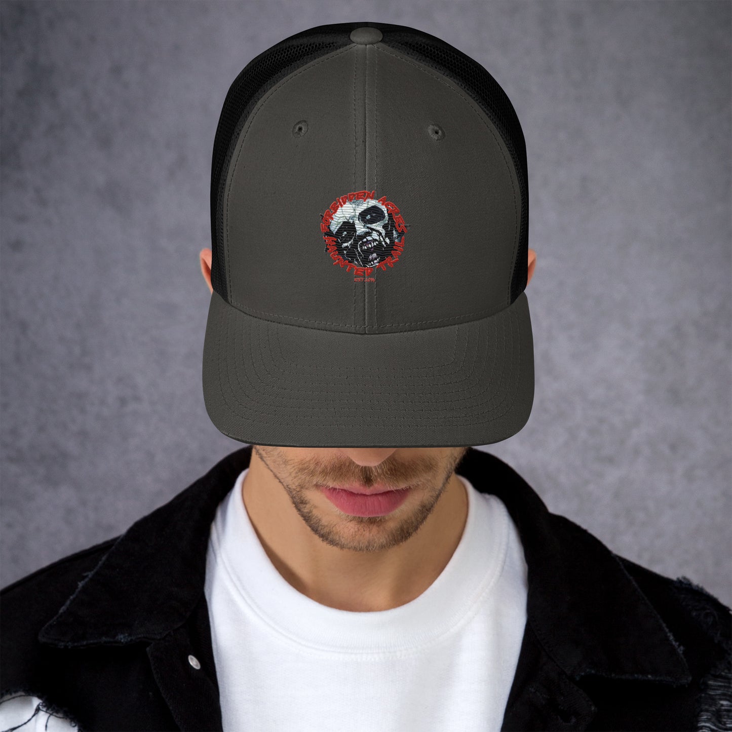 Trucker Cap with Forbidden Acres LOGO
