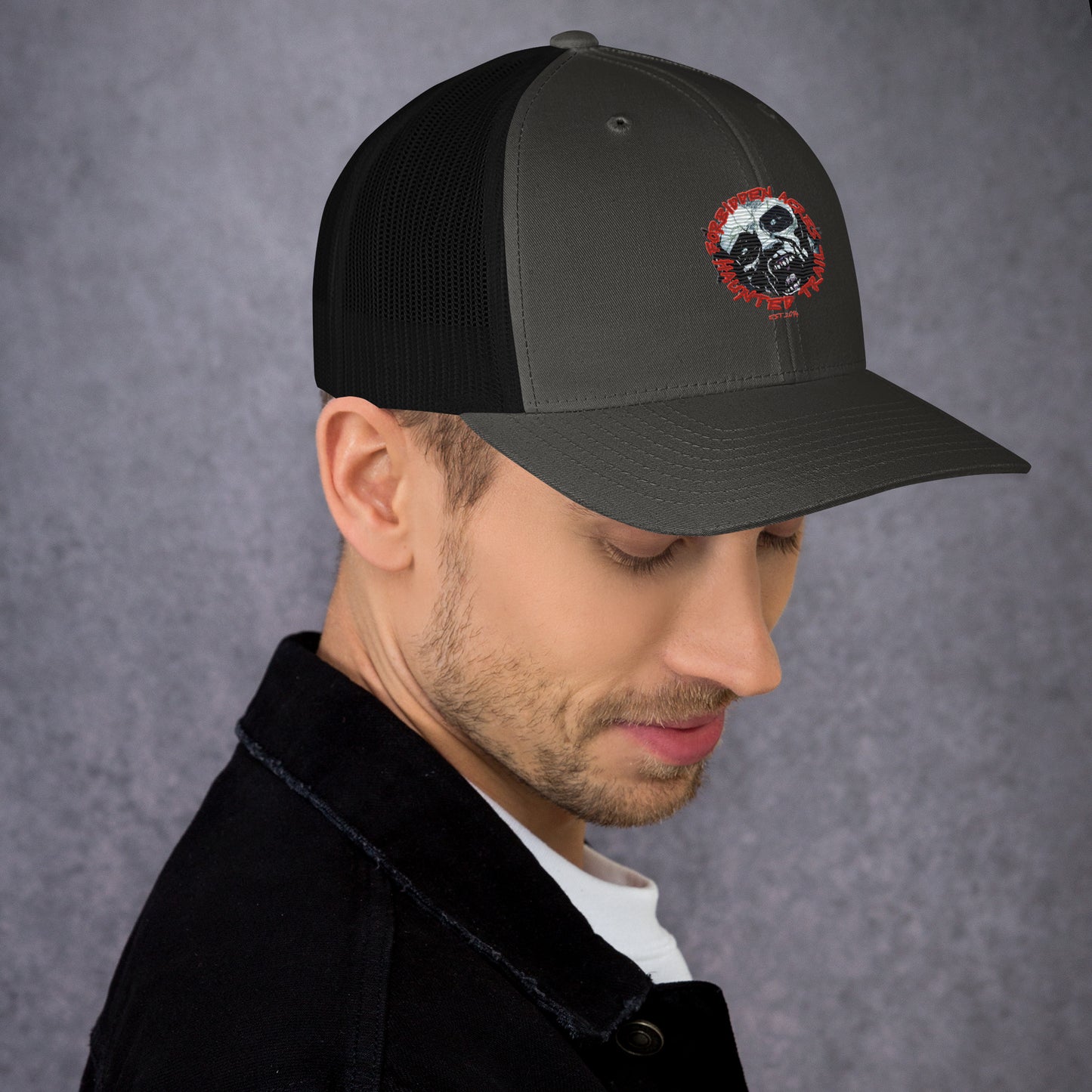 Trucker Cap with Forbidden Acres LOGO