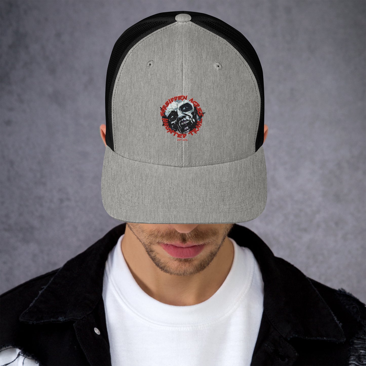 Trucker Cap with Forbidden Acres LOGO