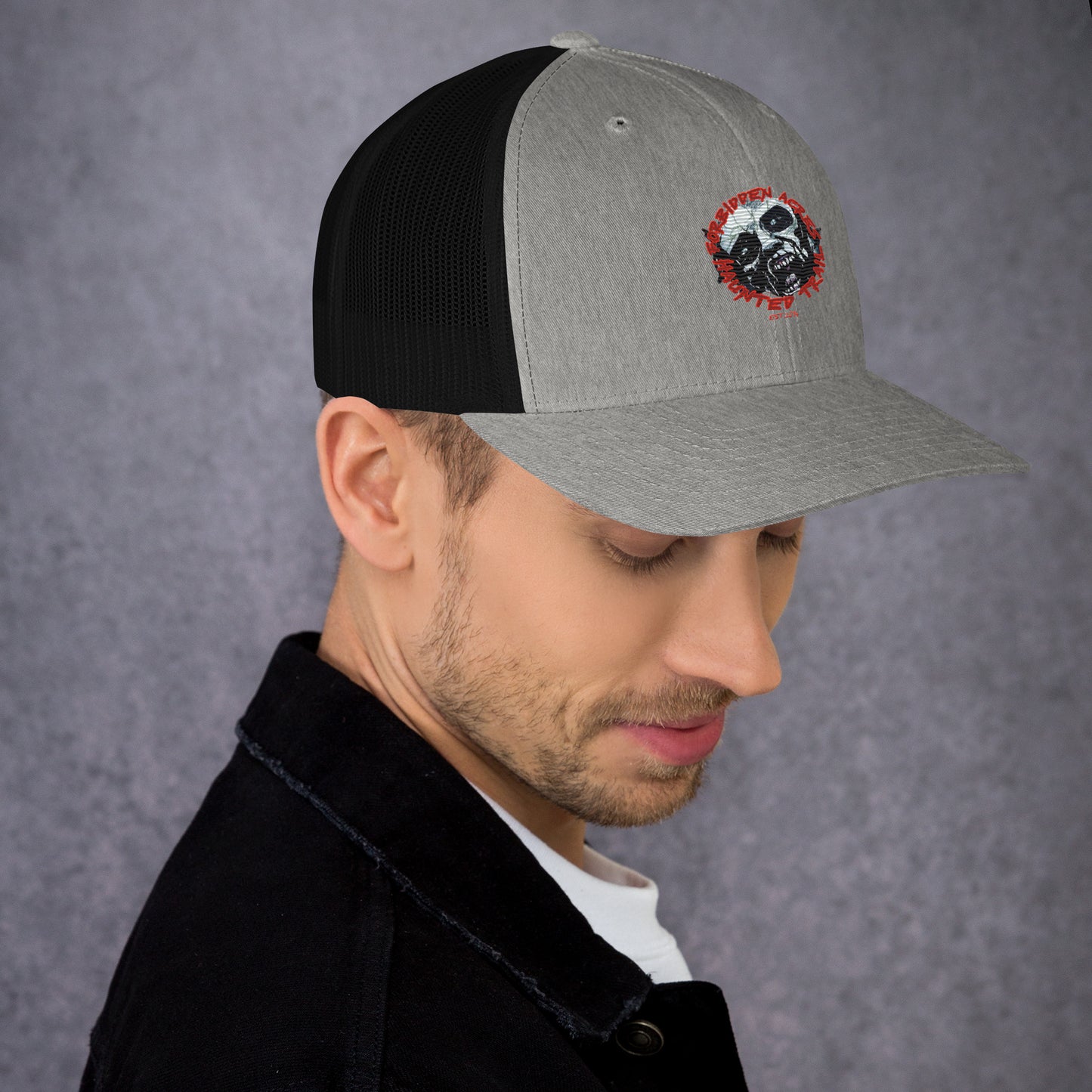 Trucker Cap with Forbidden Acres LOGO