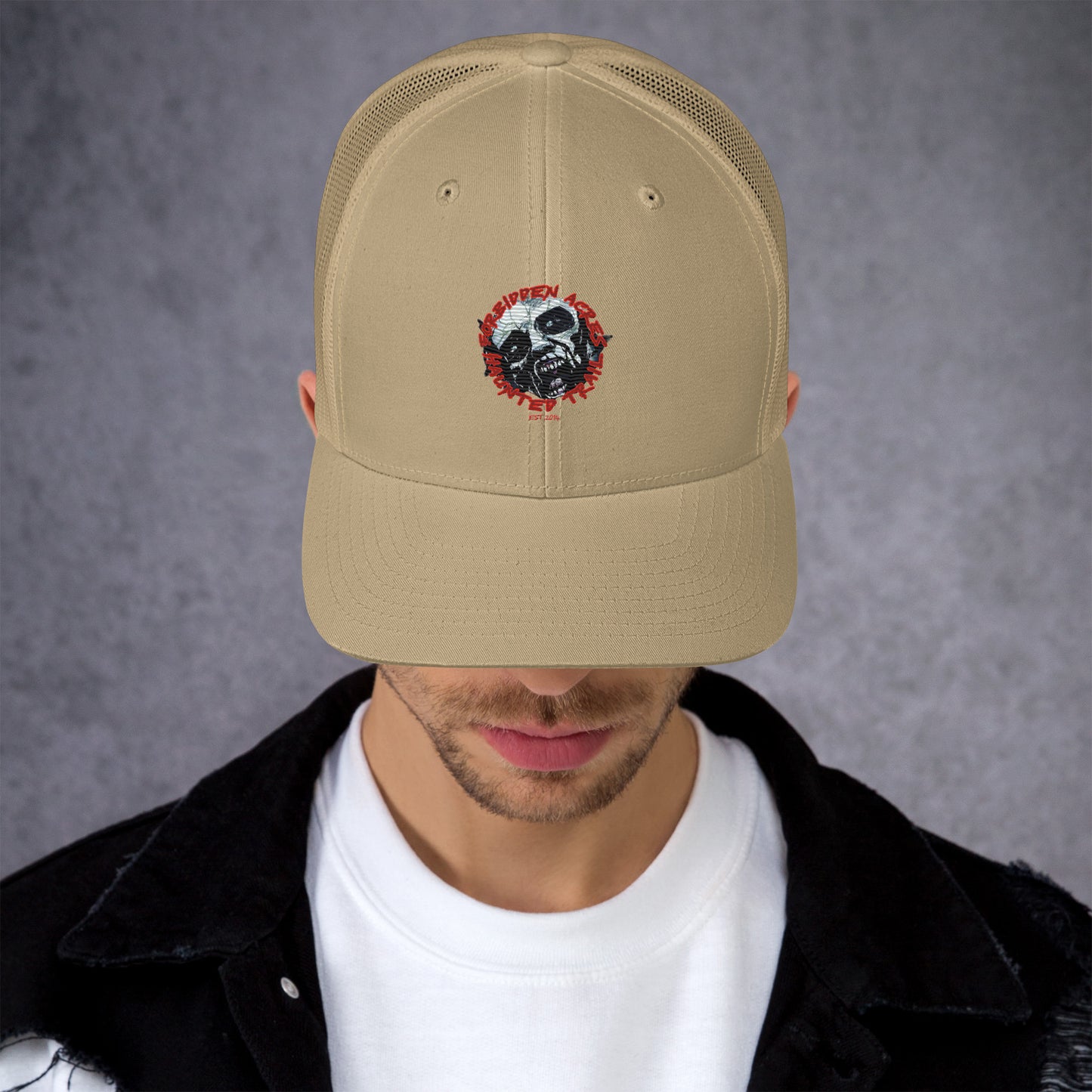 Trucker Cap with Forbidden Acres LOGO