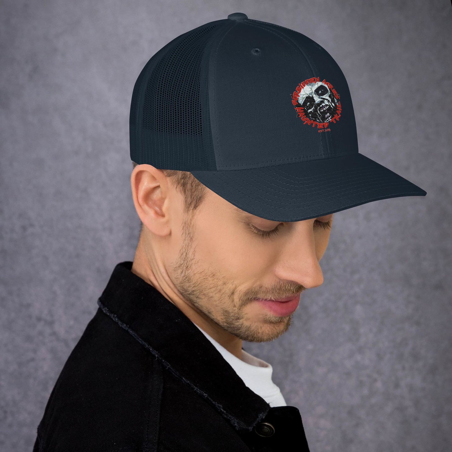 Trucker Cap with Forbidden Acres LOGO
