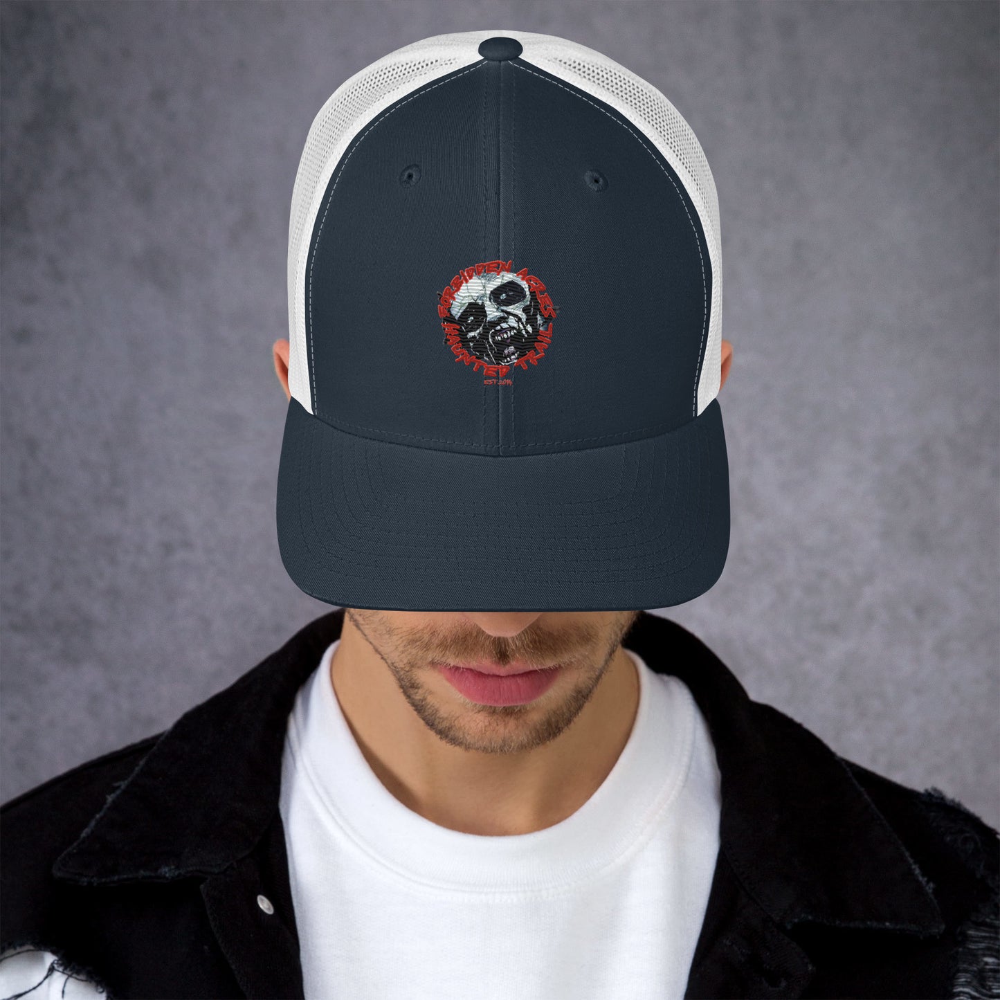 Trucker Cap with Forbidden Acres LOGO