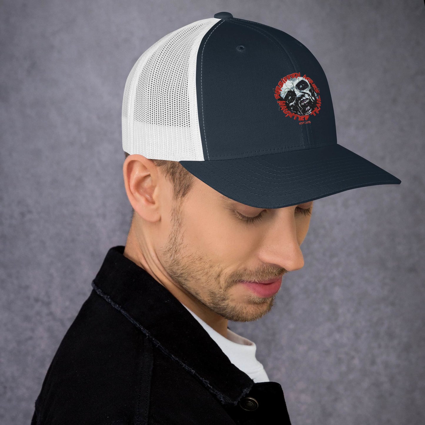 Trucker Cap with Forbidden Acres LOGO