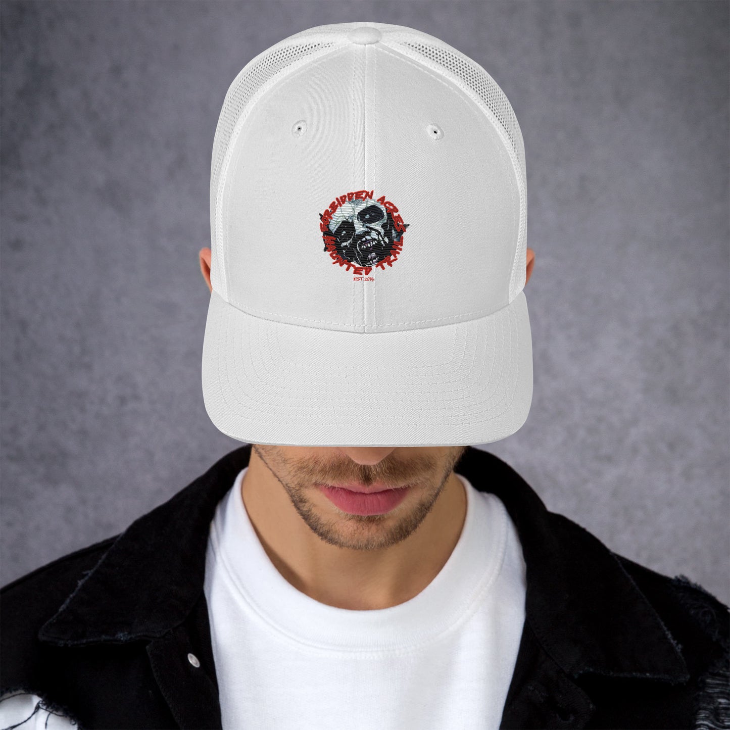 Trucker Cap with Forbidden Acres LOGO