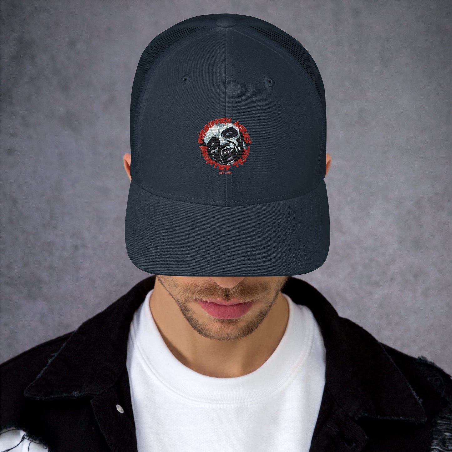 Trucker Cap with Forbidden Acres LOGO